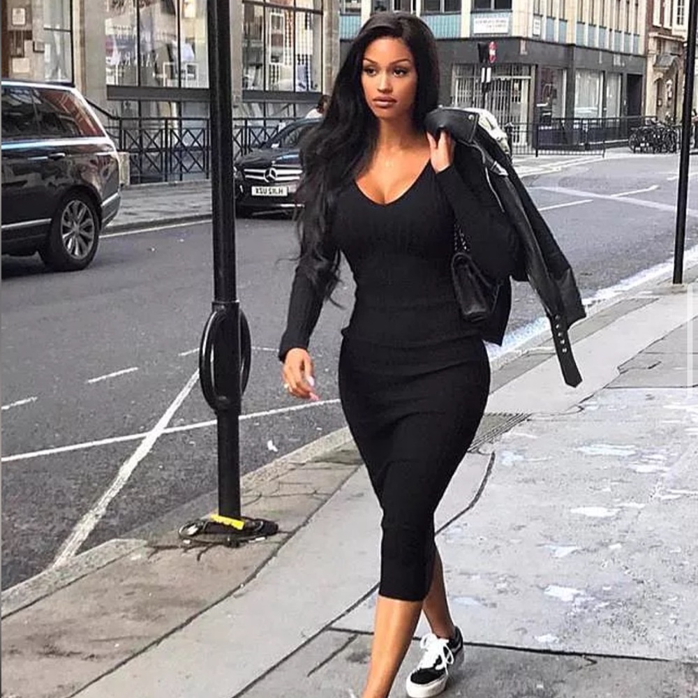 Black Long Sleeve Dress